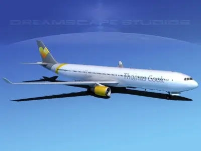 Airbus A330-300 Thomas Cook 3D model