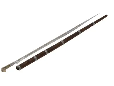 Flyssa Sword Low-poly 3D model purchase