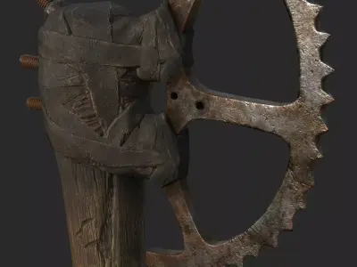 Melee weapon Low-poly 3D model buy