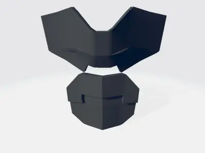 Military Clothing Armor  Low-poly 3D model