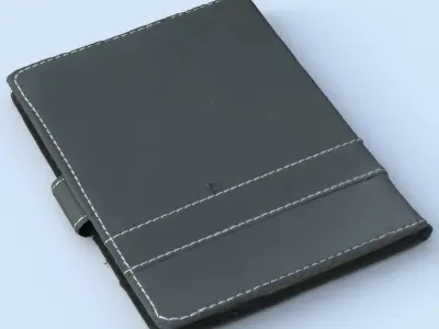 Notebook High Poly ipad case 3D model