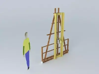 Serra Panel Esquadrejadora 3D model