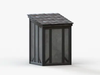 Medieval Toilet Free 3D model