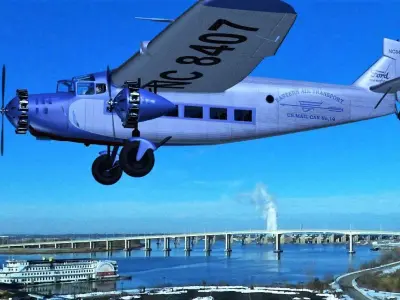 Ford trimotor Free 3D model