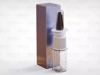 Pharm bottle-jar - Bodo series - Nasal spray - SP 415-18 -10 ml 3D model