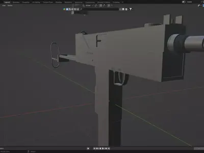 9mm smg Free 3D model