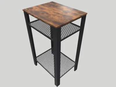 Telephone Table 3D model