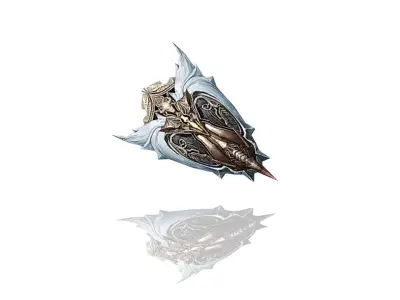 Regalia Shield Low-poly 3D model