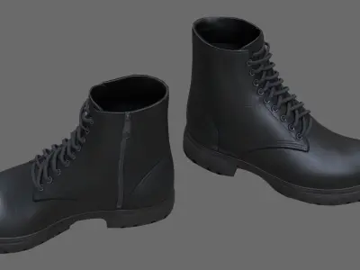 Boots Low-poly 3D model