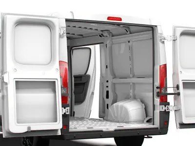 RAM Promaster Van L2H1 HQ Interior 2023 3D model