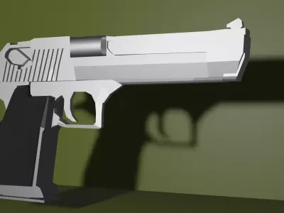 Desert Eagle  Free low-poly 3D model