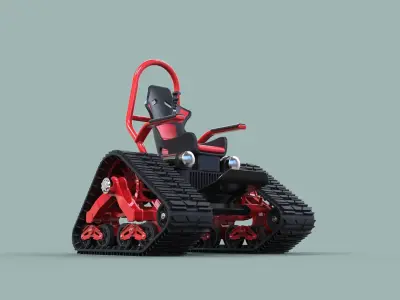 Tankchair concept 3D model