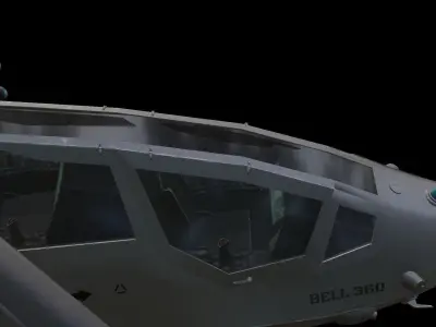 Bell-360-invictus Low-poly 3D model