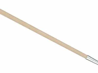 Short spear Low-poly 3D model