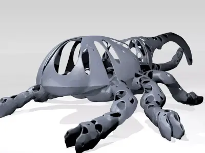 Hercules Dust Voronoi 3D model