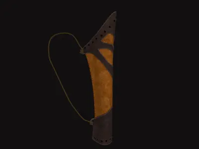 Medieval Quiver Low-poly 3D model