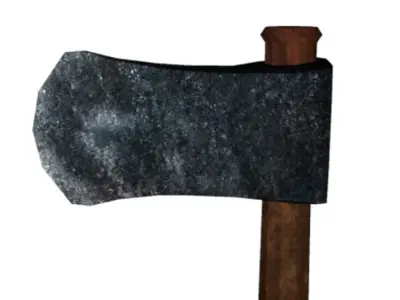 AXE- Rigged Model 3D model