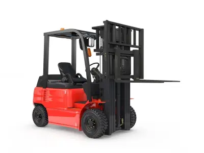 Forklift Animated 3D model