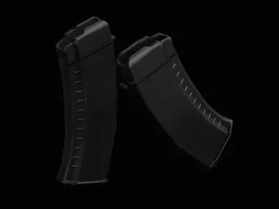 AK - Magazine - AK74 Tactical Plum Low-poly 3D model