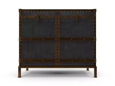 Ludlow Trunk Bar Cabinet Free 3D model