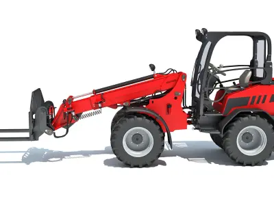 Telescopic Telehandler 3D model