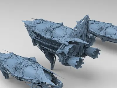 Aquaman sea masters ship collection  3D model