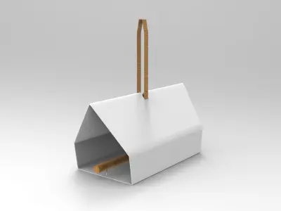 Birdhouse house hanging Low-poly 3D model