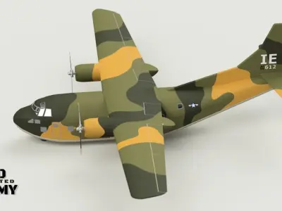 Fairchild C-123 Provider - STL files for 3D printing 3D print model
