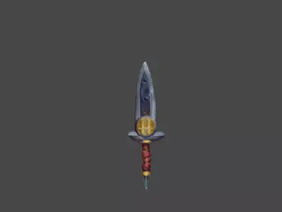 Zeloeman Sword A 32 Low-poly 3D model