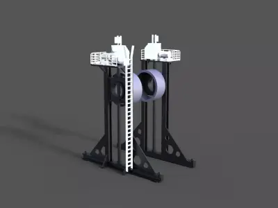 Stand for cable drum 3D print model