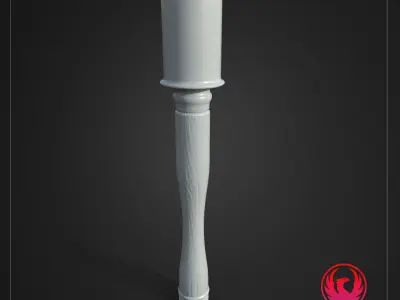 Grenade-M24 german grenade Low-poly 3D model