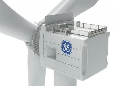 Wind Turbine GE Haliade-X 13MW 3D model
