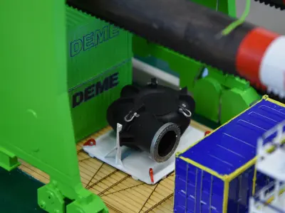 Pump as cargo for ship models 3D print model