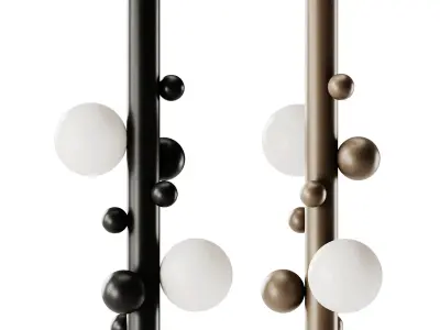 Lunar P Pendant Lamp by Babich studio 3D model