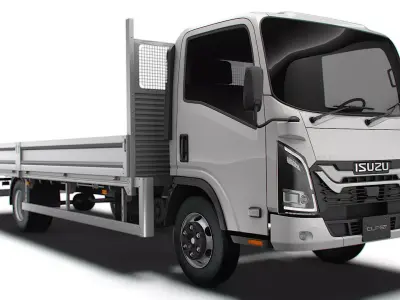 Isuzu Elf Rigid body truck 2024 3D model