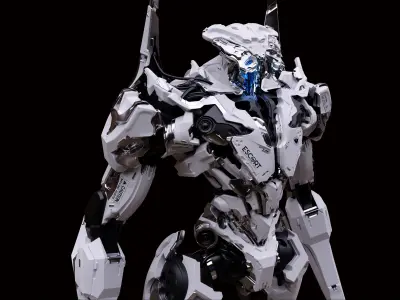 Armed Escort - Mech Burst 3D print model