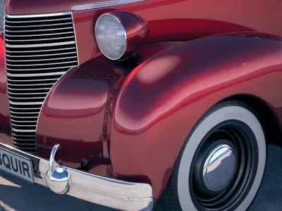 Studebaker Coupe Express 1938 3D model