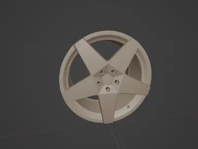 Wheel disk rim  3D model