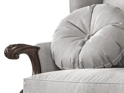 benjamin randolph french armchair art 732 3D model