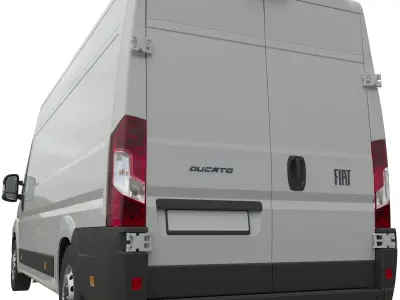 2024 FIAT DUCATO L4H2 Detailed interior 3D model