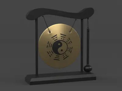 Table Gong 3D model