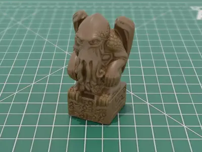 Cthulhu Statue  STL 3MF 3D Print Model File 3D print model