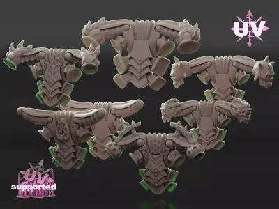 chaos renegade backpack 3D print model
