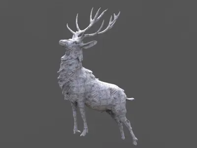 Deer low Res 3D 3D model