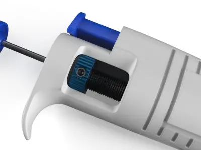  Laboratory Microliter Pipette Blue 