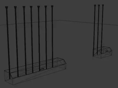 Fuel Fill Point Service Station Free 3D model