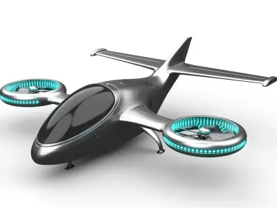 light vtol aircraft 3D model