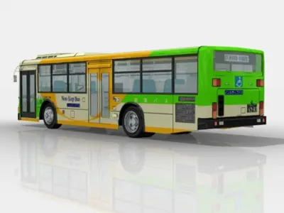 Mitsubishi Fuso Aero Star (Toei Bus) 3D model
