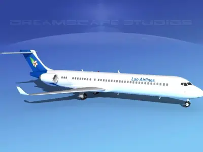 Comac ARJ21-900 Lao AIrlines 3D model