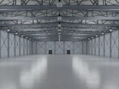 Warehouse 19 interior 3D model